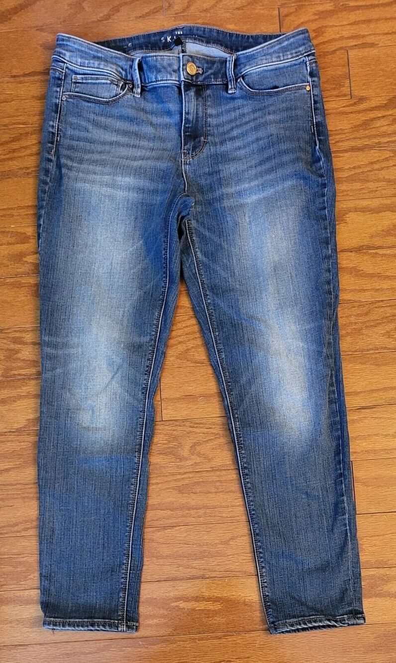 White House Black Market The Skinny Ankle Jeans Stretch Denim WHBM Womens Sz 6